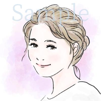 似顔絵アイコンイラストを描かせて頂きました