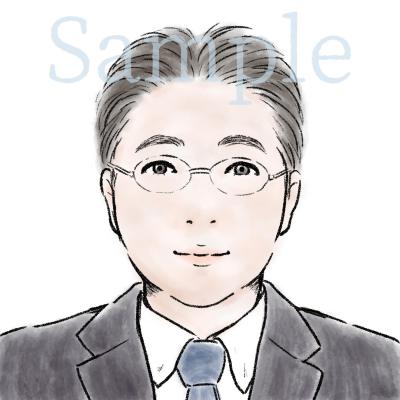 似顔絵イラストを描かせて頂きました