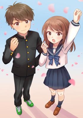 フレッシュな学生さんを描きました