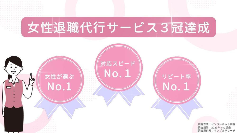 【15秒動画サービス】退職代行系の広告動画のサンプル作成しました