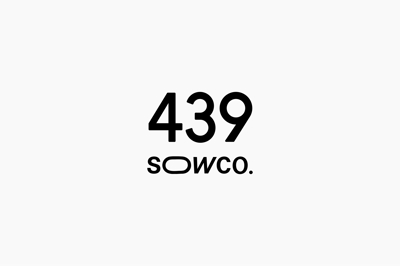 合同会社sowcue.オフィスが入った倉庫439sowco.のロゴを制作いたしました