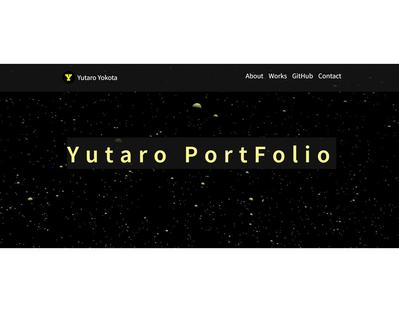 自作ポートフォリオサイトです
https://yutaro-hp.net
ました