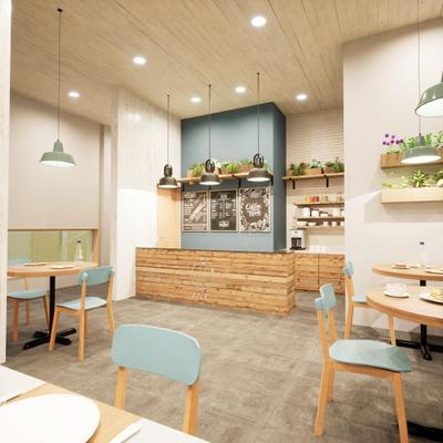 カフェのデザイン提案を行いました