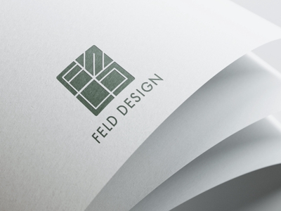 FELD DESIGNのロゴ作成しました