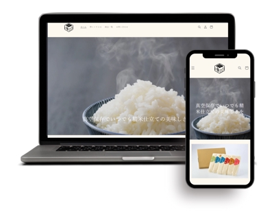 shopifyでサブスクを前提としたお米の通販サイトを作成しました