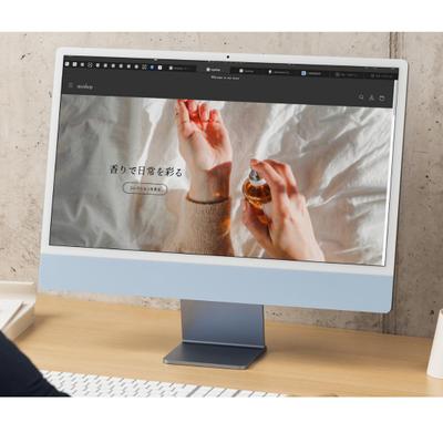香水オンラインショップのデモサイトを作成しました