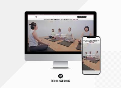 ヨガスタジオのWEBサイトを制作しました