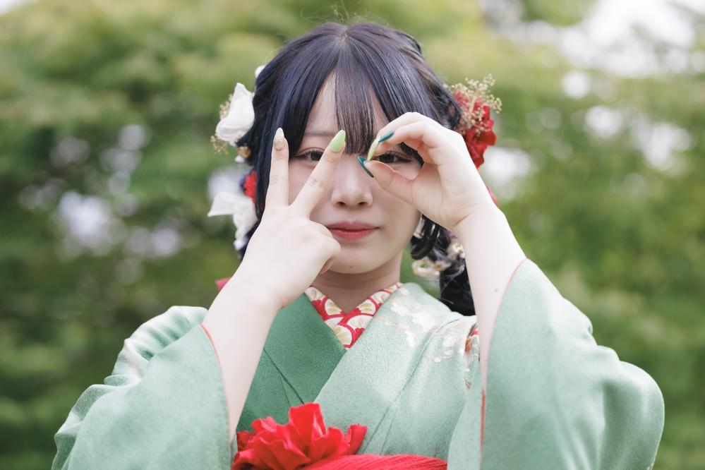 成人式の前撮り写真撮影のご依頼をいただきました
