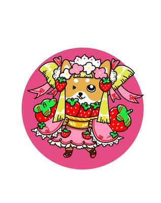 キッチンカー『ワンTOM』様にてさつま芋と苺を使用した商品のイメージキャラクターを制作しました