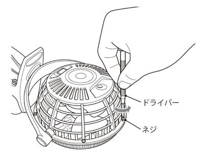 小型扇風機の取扱説明書のイラストを作成しました