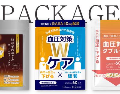 サプリメントのパッケージをデザインしました
