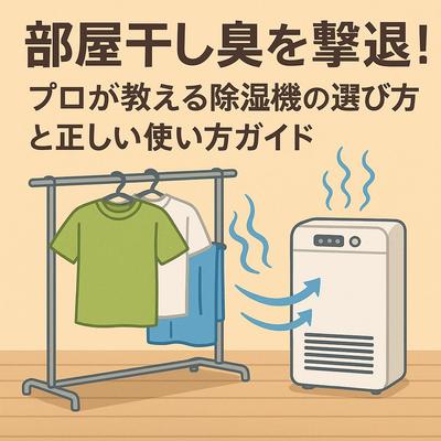 除湿機活用記事を制作し、室内干しの悩みを解決しました