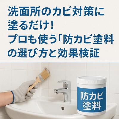 洗面所の防カビ対策ブログ記事を制作しました