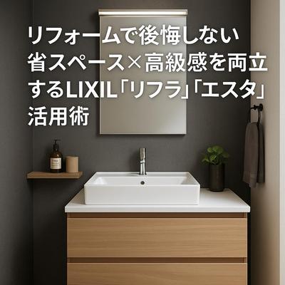 LIXILの洗面台「リフラ・エスタ」特集記事を制作しました