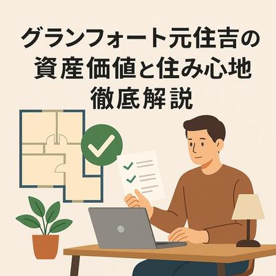 元住吉の街と物件の魅力を伝えるSEO記事を制作しました