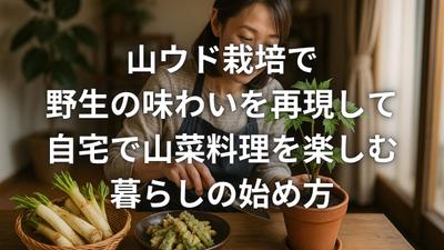 春の山菜に興味がある読者向けに、家庭菜園での実践を促しました