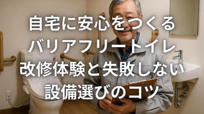 バリアフリートイレ改修体験を記事化し共感を得ました
