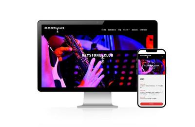 JazzBarのWebサイトを制作しました