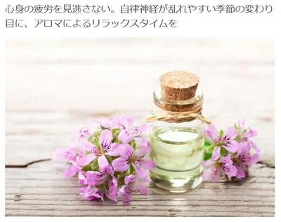 健康系のSEO記事：「季節の変わり目 アロマ」で1位獲得（2024.10.25現在）しました