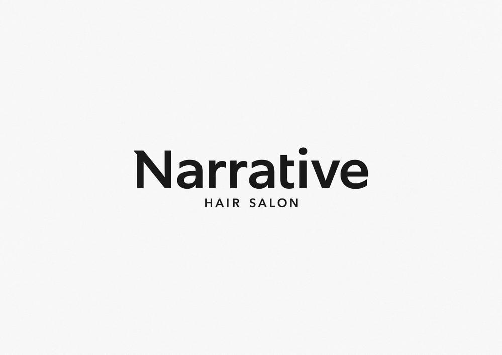 ヘアサロン【Narrative】様のロゴを制作いたしました