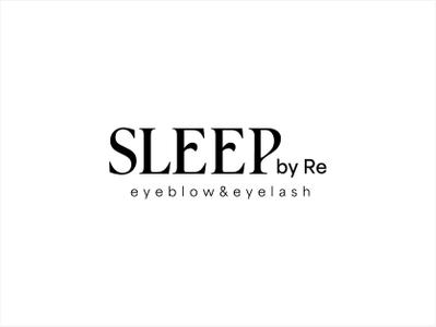 アイラッシュサロン【SLEEP by Re】さまのワードロゴを制作しました