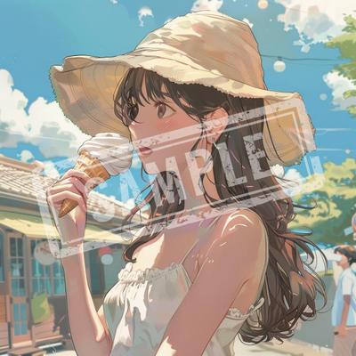 夏の日の一瞬の静かさを描きました