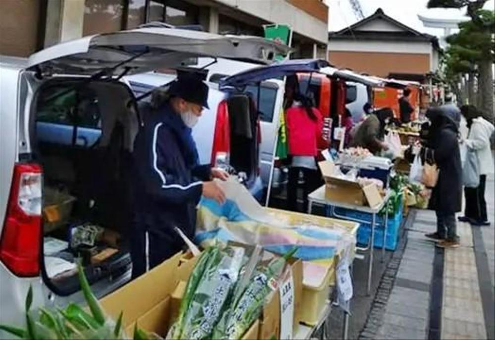 神門通り軽四朝市：アイキャッチャーデザインしました