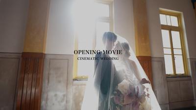 名古屋市内にて結婚式のオープニングムービーの制作を行いました