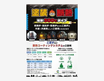 塗装業者展示会用ポスター制作をしました