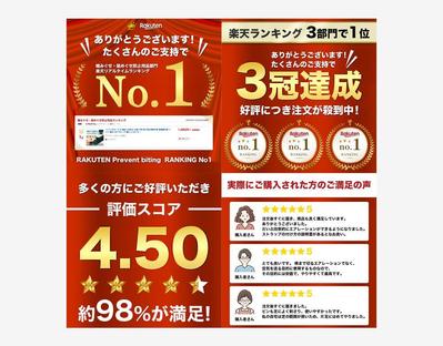 楽天ランキングバナー制作をしました