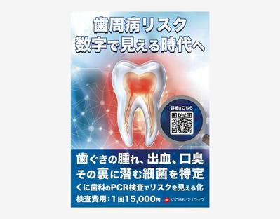 歯周病向けPCR検査の紹介ポスターを制作をしました