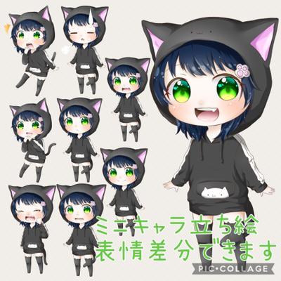 動画内で使用するミニキャラ制作致しました