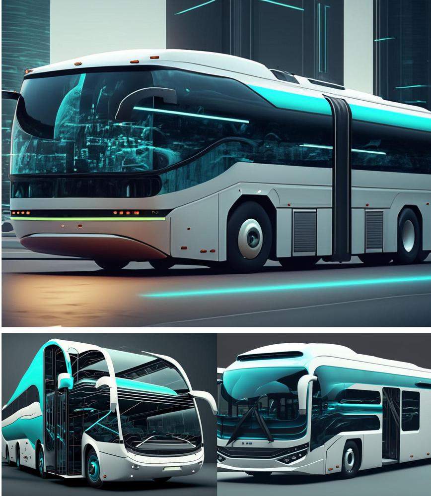 近未来バスのデザインました