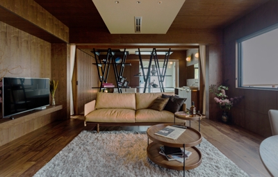 福岡のハウスメーカー采建築社様のモデルハウス「CLT Cabin」をデザインしました