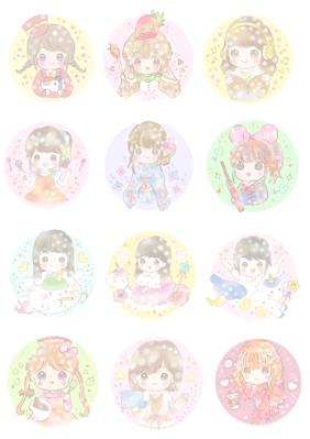 SNS用アイコンイラストを制作しました
