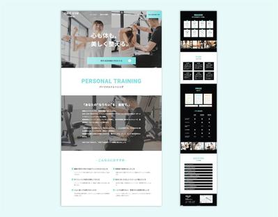 パーソナルジムを運営されている「GRIT GYM TOKYO」様のホームページをStudioで制作しました