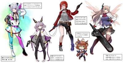 キャラクターデザインをまとめました