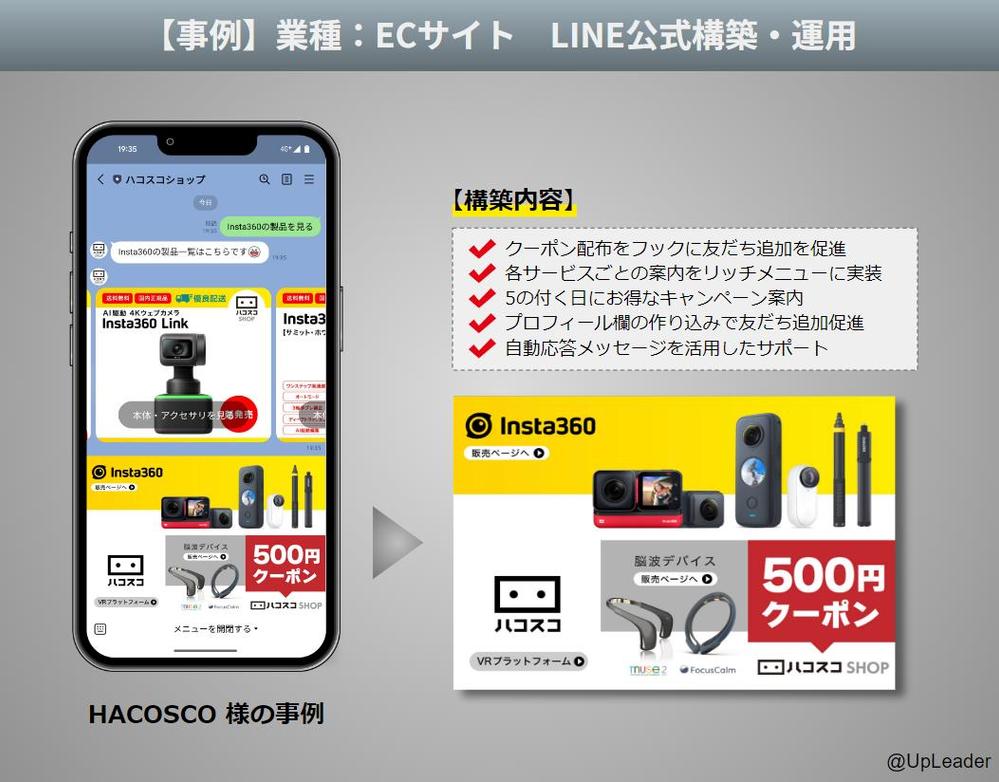 LINE公式アカウントの構築・運用を実施しました