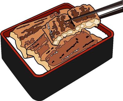 鰻重のイラストを制作しました