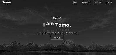 自分のポートフォリオサイトを作成しました