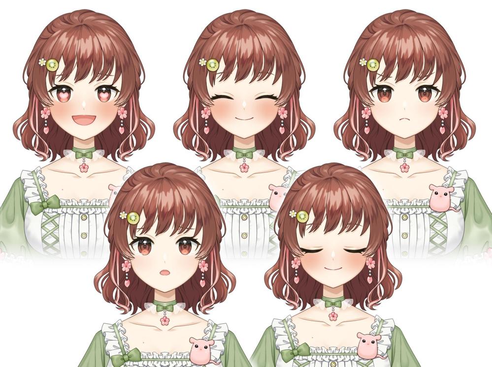 VtuberデザインとLive2Dモデリングを制作しました
