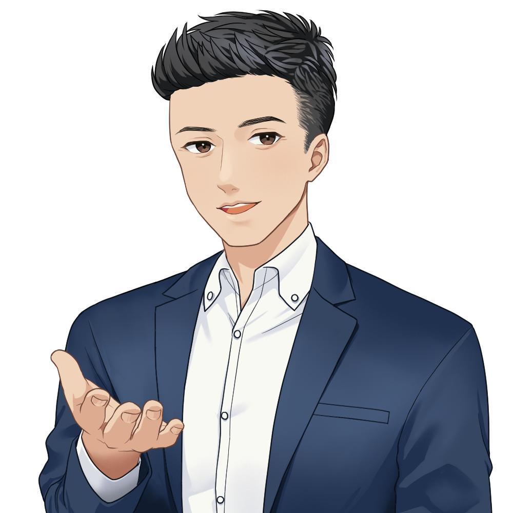 WEBサイトで使用する人物イラストを制作しました