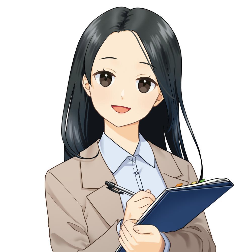 WEBサイトで使用する人物イラストを制作しました
