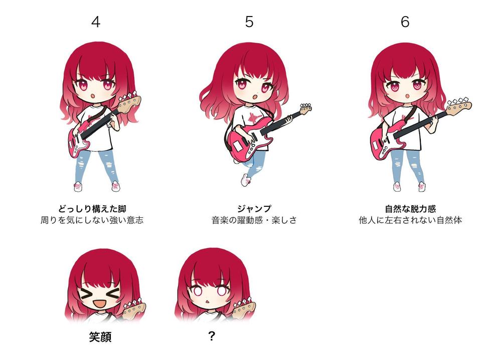 ボカロ曲のMVに登場するキャラクターイラストを制作しました