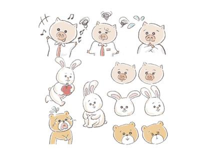 ご依頼を受け、挿絵を作成しました
