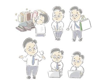ご依頼を受け、挿絵を作成しました
