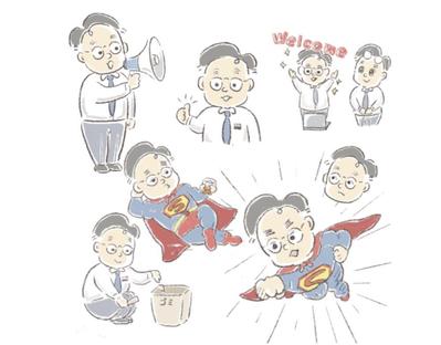 ご依頼を受け、挿絵を作成しました