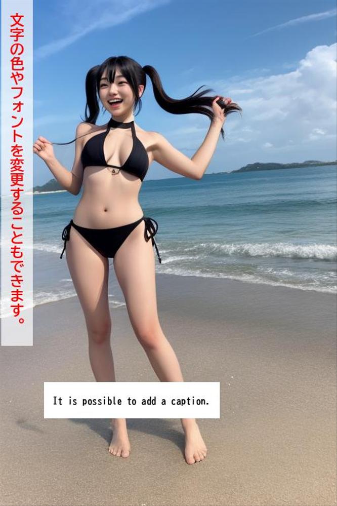 AI生成デジタル同人誌イラスト集のサンプルを公開しました