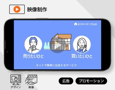 [サンプル/作例]アニメーションでわかりやすい　15秒PR動画[不動産サービス]を制作しました