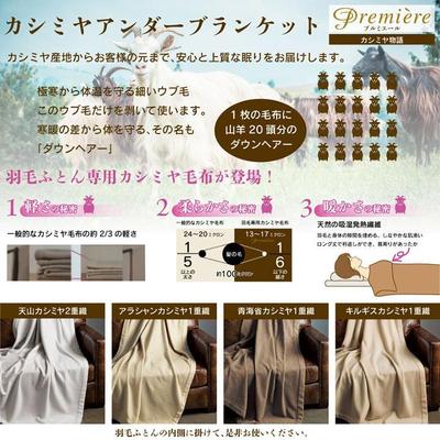 ホームページに載せる商品情報　カシミア毛布の商品画像作成しました